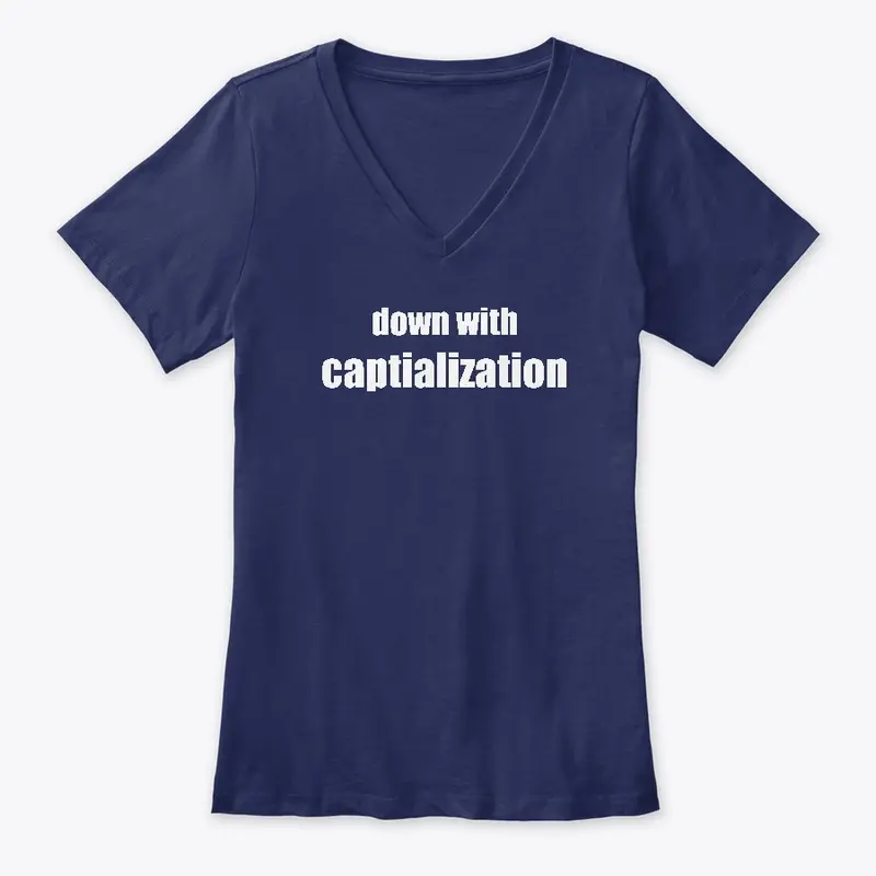 down with capitalization